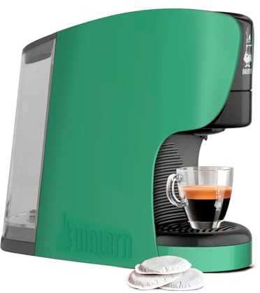 Bialetti Dama ESE Máquina espresso 100% compostable, plástico reciclado, verde