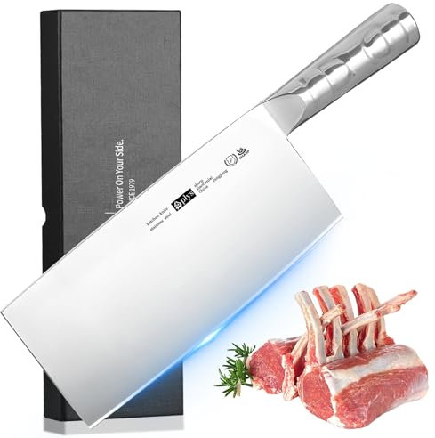 Plys Manico ondulato per mannaia per coltello da cucina cinese interamente in acciaio per coltello da chef multifunzionale