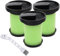 3Pcs Gtech ATF036 filter with 1 Brush for Gtech AirRam Multi MK2 ATF006 Washable and Reusable Foam Replacement Filters for Gtech Air Ram Multi MK2 K9 ATF037