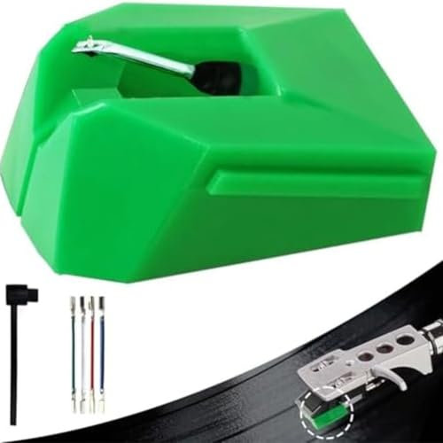 AT-VMN95E Lápiz capacitivo de repuesto, para reproductor de discos Audio-Technica AT-LP120X-USB, incluye cables de tocadiscos, cables y cepillo para lápiz capacitivo
