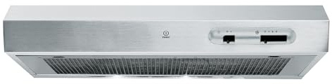Indesit 60cm Visor Cooker Hood - Stainless Steel