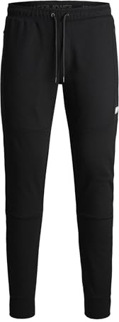 JACK & JONES Jjiwill Jjair Noos NB-Pantalones de chándal, Negro, S para Hombre