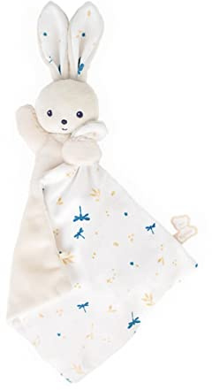 Carre Douceur Doudou Lapin Blanc DELICAT 17CM
