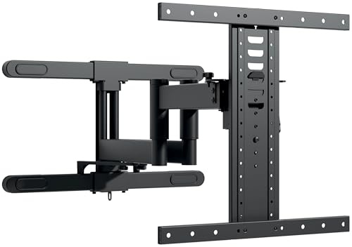 Sanus Premium Outdoor TV Mount - Weatherproof Full-Motion Mount for 40-80 TVs with 25 of Smooth Extension - Corrosion Resistant Coating Plus Stainless Steel Hardware - VODLF125