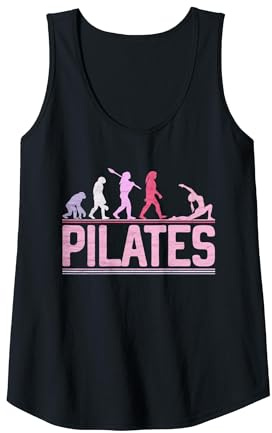 Evoluzione Pilates Donna Simpatica Fitness Canotta, Donna, Nero, S