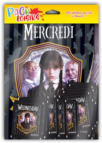 Panini Wednesday Halloween Pack Loisirs Album + 50 Pochettes