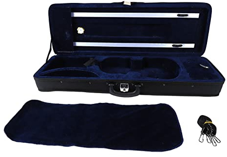 4/4 Fiolfodral Hygrometer Oxford Tyg Bomullsfoder avlångt formskydd Box Black