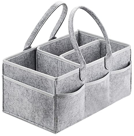 Apore Baby blöja Caddy Organizer skötbord bärbar filt baby blöja väskor bil resa förvaringskorg blöjor förvaringsbox för blöjor, barnleksaker, baby dusch gåva korg