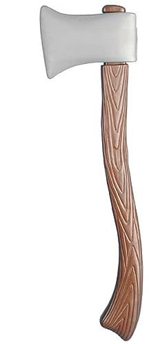 Acan Hache classique en bois plastique pour jeunes et adultes, accessoire pour carnaval, halloween et célébrations. Dimensions : 60 x 15,5 x 5 cm