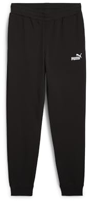 Puma Ess Small Logo Sweatpants TR cl, Pantaloni Lavorati a Maglia Uomo, Puma Black,