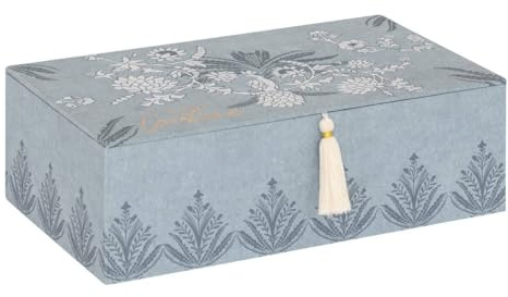 Atmosphera - Costurero Wild cerámica Azul Claro 30x18,5cm