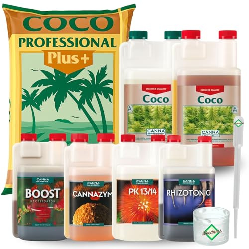 Weedness Canna Coco Prof. Plus 50 L COCOSET L – Gödningsmedel set coco storlek L