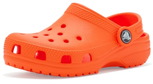 Crocs, Unisex Kids, Classic Clog T, Shocking Orange, 10 UK Child