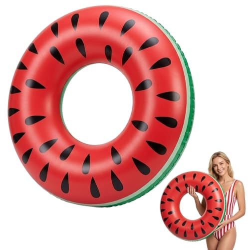 Rubber Rings for Adults, Swimming Ring for Pool Beach Parties, Durable Inflatable Ring for Outdoor Water Activities for Summer Party(75cm)