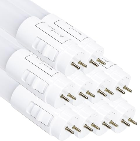 LED ATOMANT Lot de 10 Tube LED 150cm 24W, CCT (Sélecteur de Couleur Blanc Chaud, Neutre et Froid), 2900 Lumens, Starter LED inclu, T8 Standard