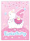 Limonia 12 Einladungskarten zum 4. Kindergeburtstag Motto-Party Feier Fest Einladung Geburtstag Mädchen Kinder Lama Schmetterlinge rosa blau