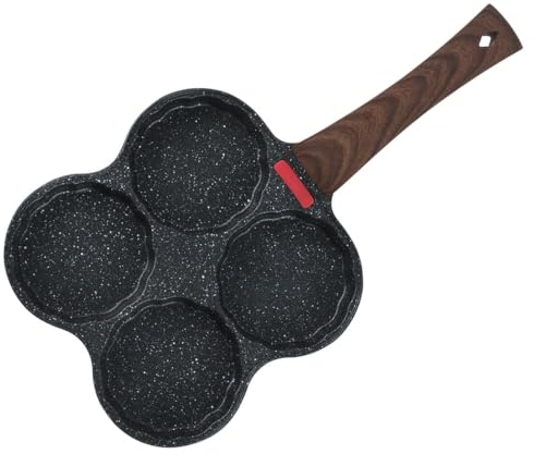 KAMBERG - Padella per pancakes - Padella per frittata e uova frittate - Ghisa di alluminio - Rivestimento antiaderente - Tutti i piani cottura inclusa induzione - 0008231