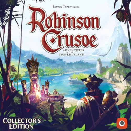 Portal Games Robinson Crusoe Collectors Edition – Ultimate Survival Adventure kooperativ strategi brädspel med förbättrade komponenter i åldrarna 14+ 1 till 4 spelare