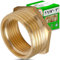 Reducer Brass 1 1/4- 1 with External and Internal Thread for Connecting Pipe - ONIX TECH