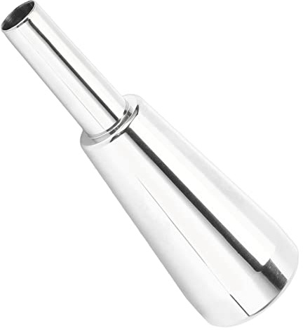 aqxreight Embout de Trompette en Métal 3C, Lustre Durable, Embout de Remplacement Plus épais et Plus Lourd, Idéal pour les Musiciens et les Artistes (SILVER)