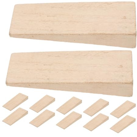 SUPVOX 12 Pezzi Cunei Sostituzione Legno per Agricoli Stabilità e Sicurezza Garantite per Esterno