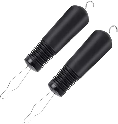 2PCS Aide pour Boutons, Enfile Bouton Et Tirette Fermeture Éclair Aide Pour Boutons Et Zip Outils De Bouton Et Outils De Fermeture Éclair Pour Habillage Facile Une Main Usage Quotidien