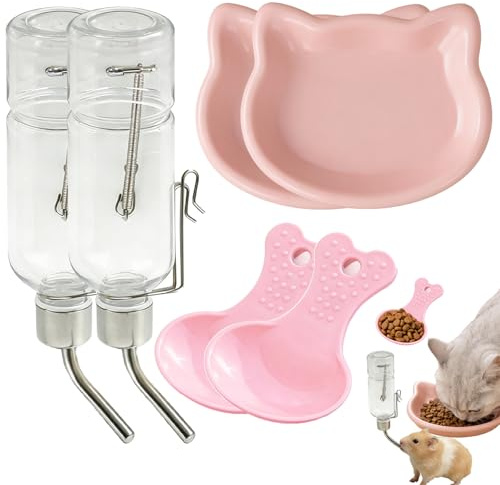2 PCS Guinea Pig Water Bottle, 350ml