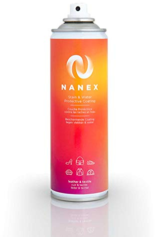 NANEX - Spray Protecteur Imperméabiliser Cuir Textile Eau Tache Incolore (300 ML)