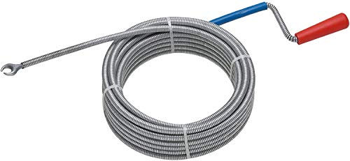 Spirale de nettoyage de tuyaux Ø 9 mm x 10 m avec griffe de 20 mm.