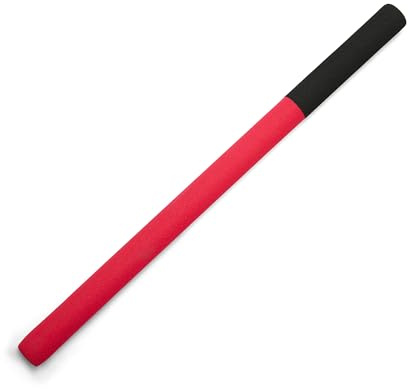 Playwell Caoutchouc en mousse pour sports de combat - Escrima - Kali Sick - Rouge/noir - 61 cm