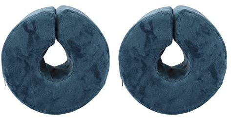 2 Almohadas de Elevación de Pies, Almohada de Apoyo para Elevador de Talón de Tobillo de Cuña, Almohada de Elevación de Manos para Piernas, Cojín de Tobillo para Dolor de Presión en los Pies, Bucle de