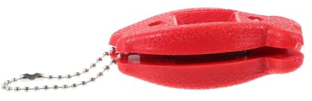 BESPORTBLE Schleifstein für Eishockeyschlittschuhe Kompakter Schlittschuh-Schärfer Tragbarer Schlittschuh-Schärfer praktischer Schlittschuhschärfer Schleifmaschine für Schlittschuhe Abs rot