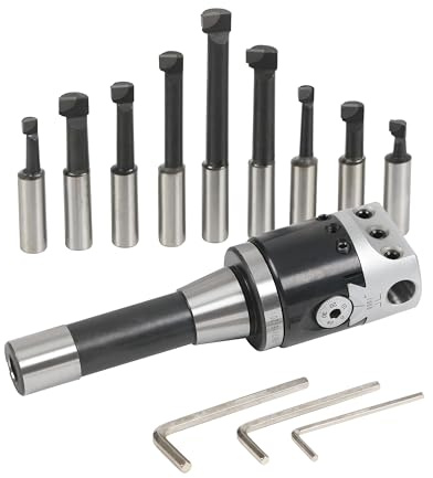 HFS(R) 2 Boring Head Set, 1/2 Carbide Boring Bar Set, 9pcs, Milling