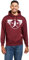 Marvel Herren Captain America - Cap Logo Kapuzenpullover, Rot (Burgundy Blue), L EU