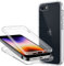 Casecool Schutzhülle für iPhone SE 2020/2022/iPhone 7/iPhone 8, 360-Grad-Schutz, transparent, weich, dünn, Schutzhülle aus TPU-Silikon, Vorderseite und Polycarbonat, Kratzfest, stoßfest