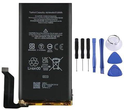 GDDGFVKV GMSB3 Ersatzakku kompatibel mit Google Pixel 6 GB7N6,G9S9B16 3.86V 4614mAh 17.81Wh