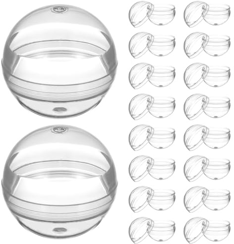 Toddmomy 100 Piezas Bolas Transparentes De Plástico Rellenables 1.1 Pulgadas para Manualidades Decoración De Fiesta Máquinas Expendedoras Y Regalos Infantiles