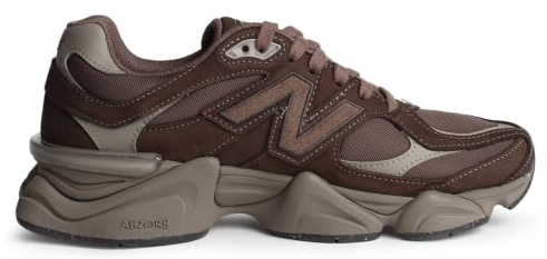 New Balance 9060, Sneakers da Uomo, Colore Marrone, Scarpe Sportive con Suola Chunky (Marrone, Sistema Taglie Calzature EU, Adulto, Numero, Stretta, 43)