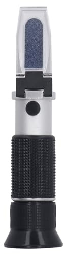 Alomejor 4 in 1 Antifreeze Coolant Refractometer, Metal Precision Scale Auto DEF Tester for Antifreeze Solutions and Vehicle Maintenance