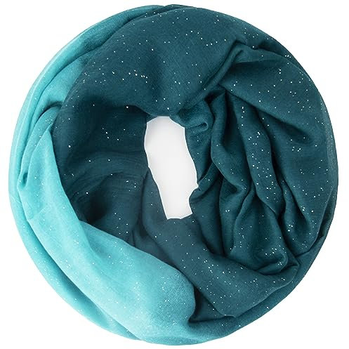 Gloop Damen schal leichter Langschal Loop Schlauchschal Tuch Viele Farben