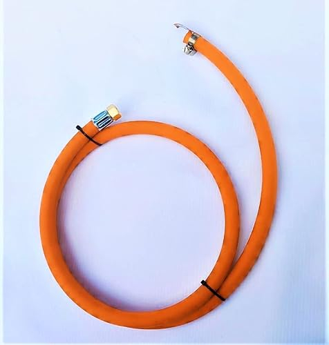 ZaTeChS Propan Butan Gasschlauch 300cm (3m) | 20 bar | Ø9mm | DN5 1/4 Zoll LKS Anschluß mit Schnellkupplung | bis -30°C | Propangasschlauch | Gas Hose für Camping, Gasgrillgeräte