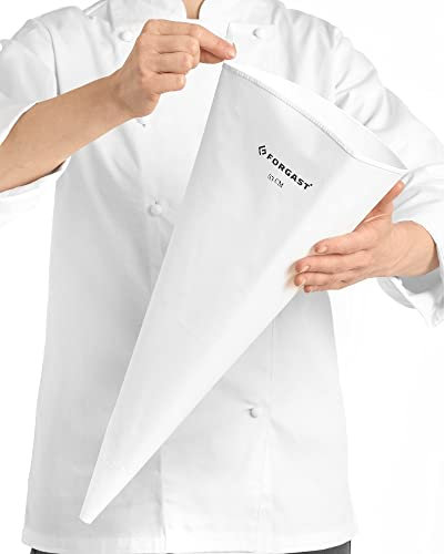 Forgast Baumwolle Spritzbeutel | Länge 53cm | Wiederverwendbar | Torten Dekorieren Zubehör für Kuchen, Torten, Keksen-Dekoration
