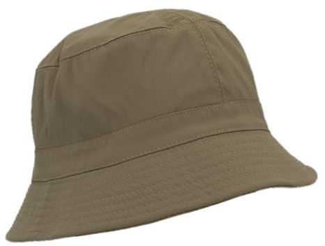 Riki Browns Cappello Pescatore Impermeabile Invernale Reversibile Pioggia Tortora