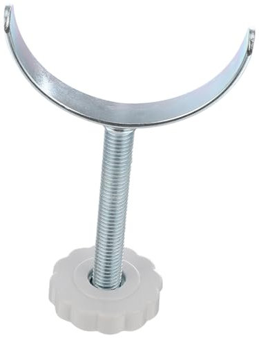 CRILSTYLEO 1 Satz Geländer U-förmiges Zubehör Befestigungsbeschläge Für Geländer Treppenfester Zaunfixierer Verlängerung des Babytors Tür-Zaun-Dichtung Sicherer Zaunfixierer Silver Legierung
