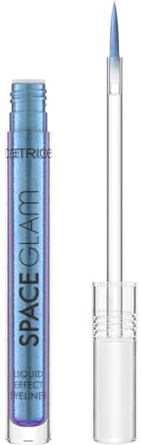Catrice Space Glam Liquid Effect Eyeliner, Nr. 030, Blau, langanhaltend, Expressergebnis, hochpigmentiert, intensiv, vegan, ohne Mikroplastikpartikel, Nanopartikel frei, ohne Parfüm, 1er Pack (1.4ml)