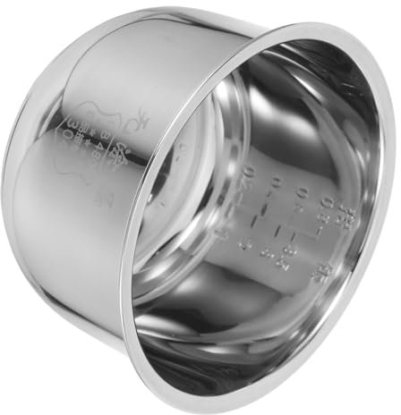 Zerodeko Olla arrocera de 1,6 l/1,8 l, compatible con olla interior de acero inoxidable antiadherente para olla arrocera eléctrica