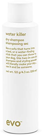 EVO Trockenshampoo Water Killer Dry Shampoo, Styling-Spray Gegen fettende Ansätze, Volumen Haar-Pfleg für mehr Textur & Frische, 200 ml