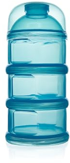 BabyJem 1115452 mjölkpulver portionerare – behållare, blå, 1 st