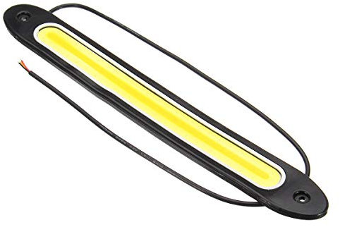 SGerste 12 V COB LED Auto DRL Tagfahrlicht Nebelscheinwerfer Blinker Weiß Gelb Dual Farben 2 Stück