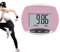 Pedometer,with Safety Non-slip Buckle Clip Step Counter,Mini Step Counter for Walking,Error Correction Step Tracker in Real Time,for Seniors Men Women and Children (Pink)